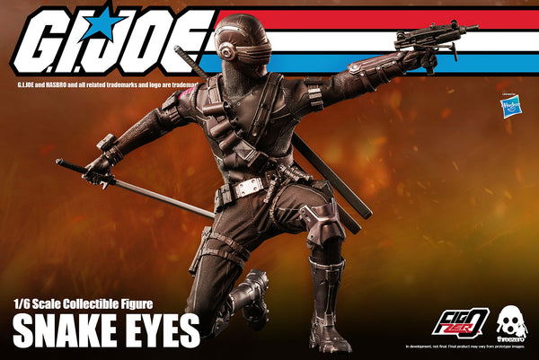 GI Joe Snake Eyes Threezero Sixth Scale Figure
