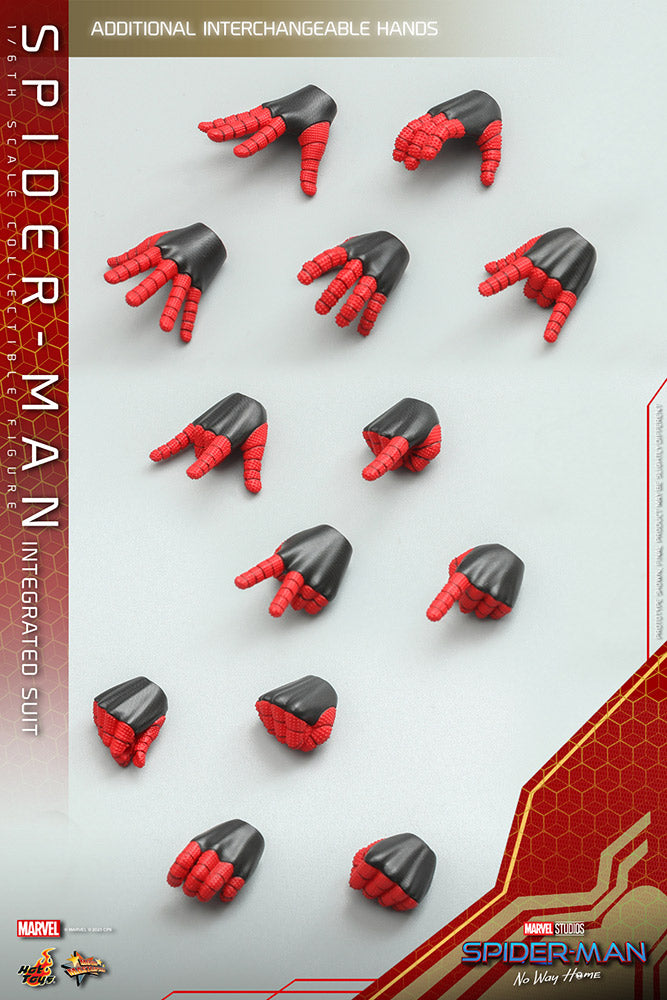 【未開封】SPIDER-MAN INTEGRATED SUIT 1/6スケール Amazon.com: Hot Toys 1:6 Spider-Man Integrated Suit - Spider-Man