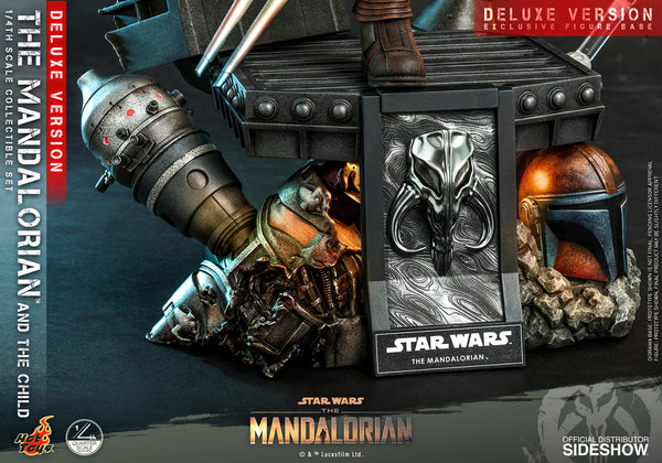 Star Wars The Mandalorian and The Child Quarter Scale Collectible Set (Deluxe Version) QS017