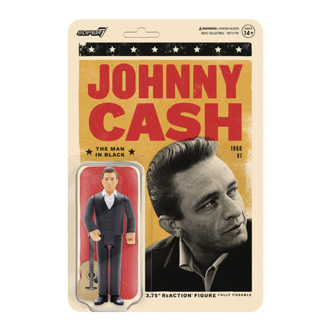 Johnny Cash the Man in Black ReAction Figure